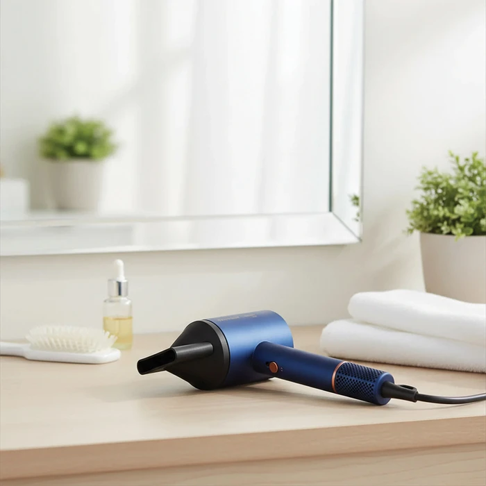Σεσουάρ με ιονισμό και οθόνη 1600W STAR BLUE 793701 DICTRO LUX μπλε