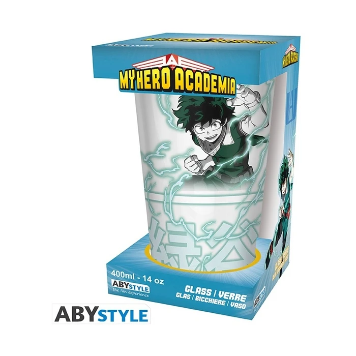 Abysse My Hero Academia Σετ Ποτήρια Νερού Γυάλινα 400ml 3τμχ