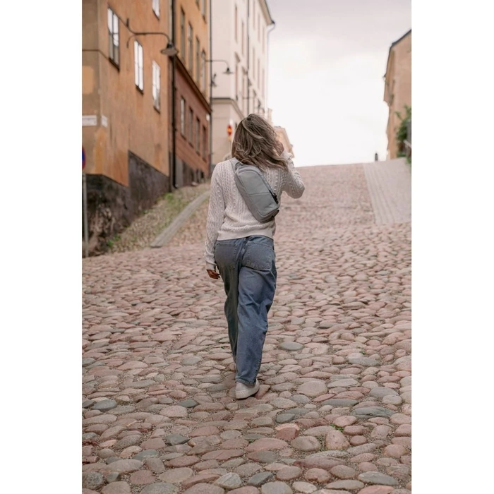 Τσάντες & σακίδια αναψυχής Pacsafe V Action Anti-Theft Sling Pack Digital Gray 2.5L 33 x 16 x 6 cm