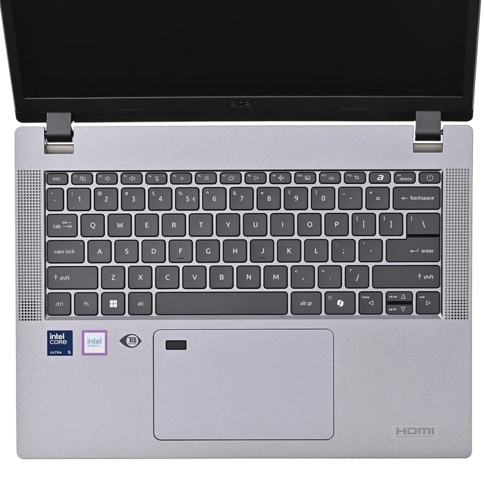 Acer TravelMate P2 Laptop Ultra 5 125H 14 inch WUXGA IPS 16GB DDR5 512GB SSD Windows 11 Pro Steel Grey