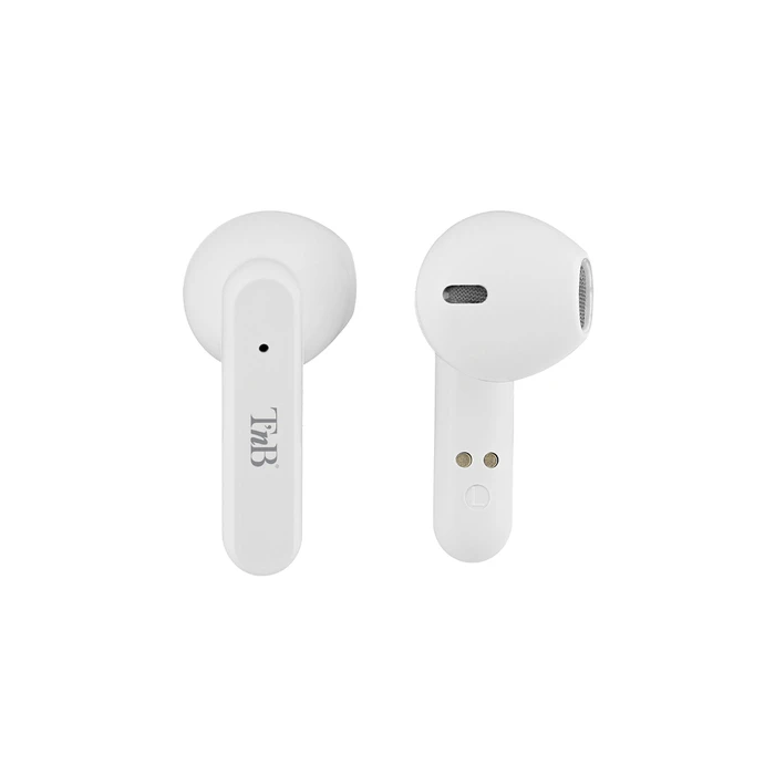 Ακουστικά Bluetooth με θήκη και ένδειξη φόρτισης EBSHINYWH2 TNB Λευκά