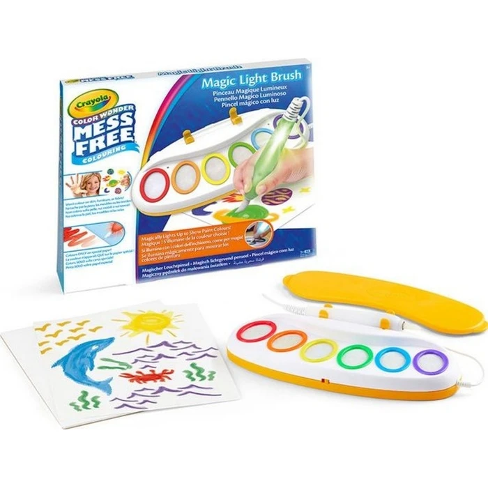 Crayola Color Wonder - Μαγικό πινέλο ζωγραφικής με φως (Mess Free)