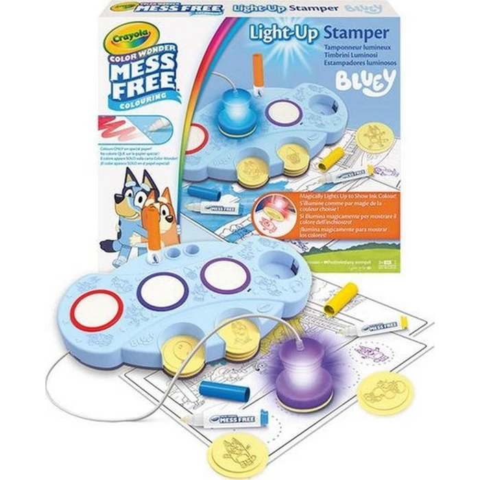 Crayola Color Wonder Mess Free Light-Up Stamper - Bluey