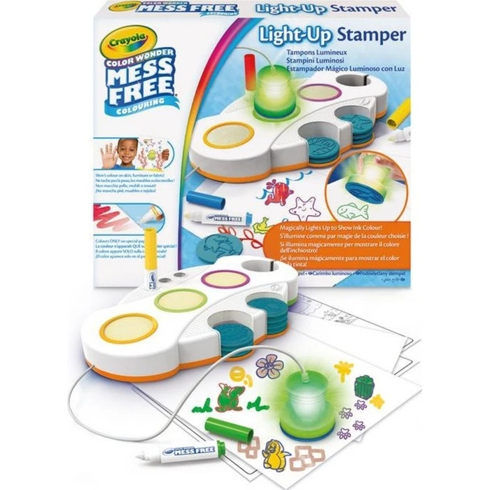 Crayola Color Wonder Mess Free Φωτιζόμενα Σφραγιδάκια για Παιδιά (Χωρίς Λεκέδες)