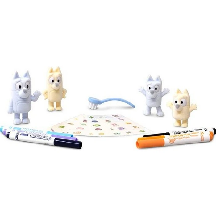 Crayola Washimals Bluey Σετ φιγούρες για βάψιμο & πλύσιμο (MPN C74-0253)