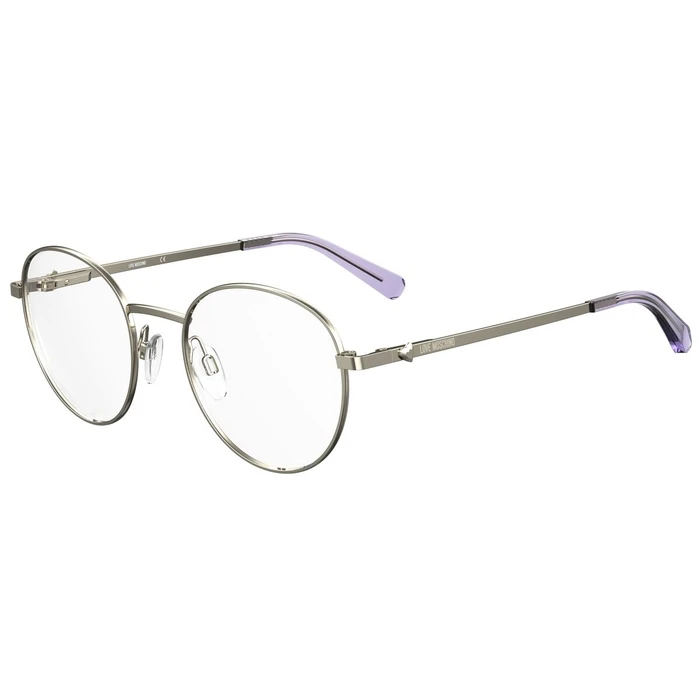 Moschino Γυναικείος Μεταλλικός Σκελετός Γυαλιών σε Χρυσό Χρώμα MOL581 789