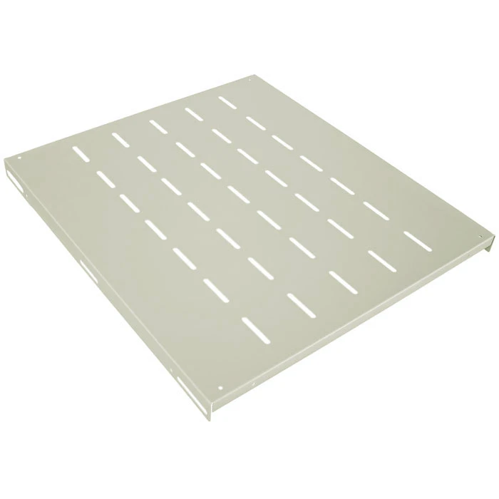 Σταθερό Ράφι Στηρίγματος 4 Σημείων Για Καμπίνες 19", 1u Ύψος Και 345 Χιλιοστά Βάθος Σε Γκρι Χρώμα