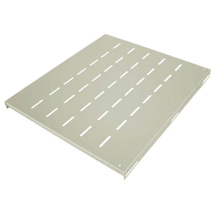 Σταθερό Ράφι Στηρίγματος 4 Σημείων Για Καμπίνες 19", 1u Ύψος Και 345 Χιλιοστά Βάθος Σε Γκρι Χρώμα