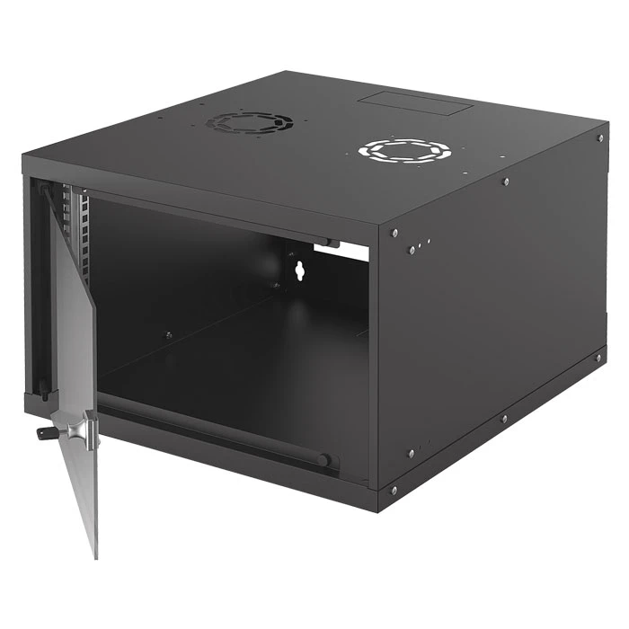 Καμπίνα Δικτύου INT 714785 FLATPACK 19" 6U Επιτοίχια Black