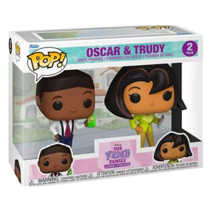 Funko Pop! 2-Pack Disney: The Proud Family Louder  Prouder - Oscar  Trudy (Special Edition) Vinyl Figures