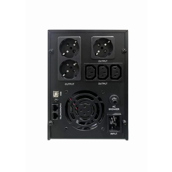 UPS Energenie With USB and Lcd Display 3000 Va Black