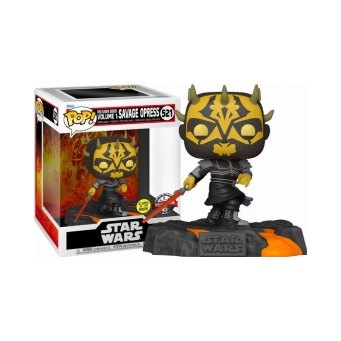 Φιγούρα Funko Pop! Deluxe: Disney Star Wars Sith - Red Saber Series Vol.1 Savage Opress (Glows in the Dark) (Special Edition) Bobble-Head