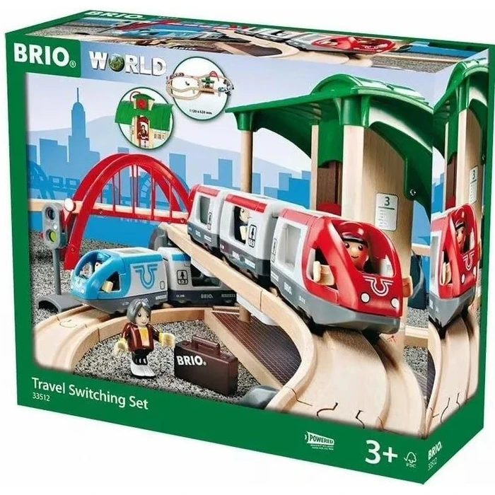 Πίστα Brio World: Travel Switching Set (33512)