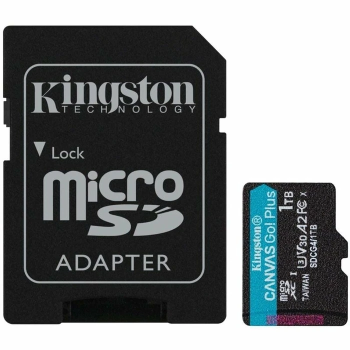 Κάρτα Μνήμης Micro SD με Αντάπτορα Kingston CANVAS Go! Plus 1 TB 