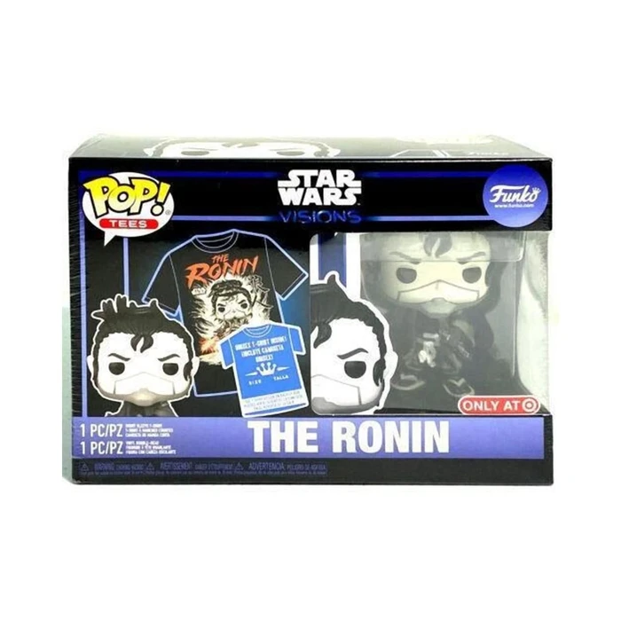 T-Shirt Funko Pop! (Adult): Disney Star Wars Visions The Ronin (Special Edition) Bobble-Head Vinyl Figure and T-Shirt (M)