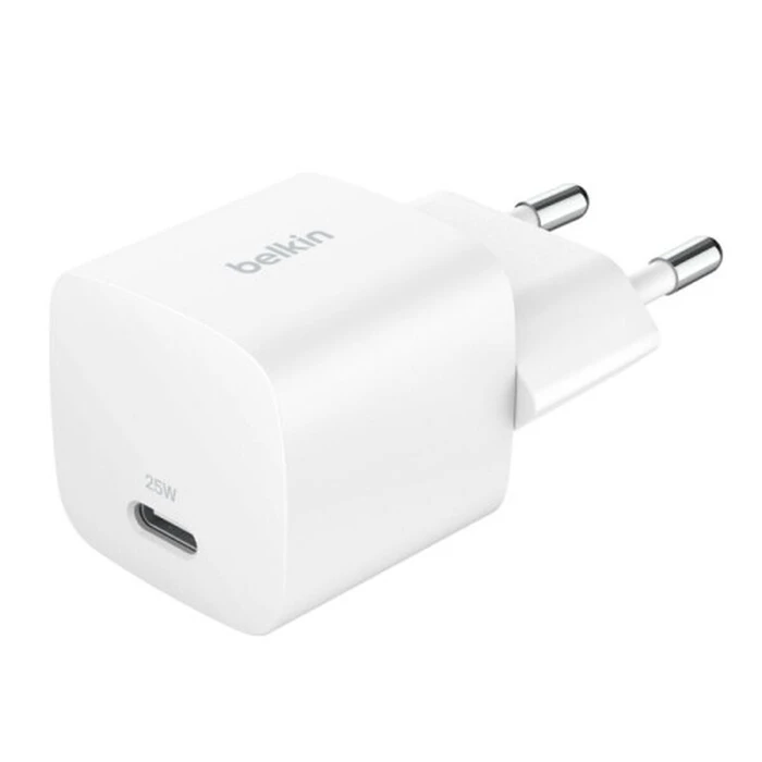 Belkin Φορτιστής Χωρίς Καλώδιο με Θύρα USB-C 25W Power Delivery Λευκός (BoostCharge)