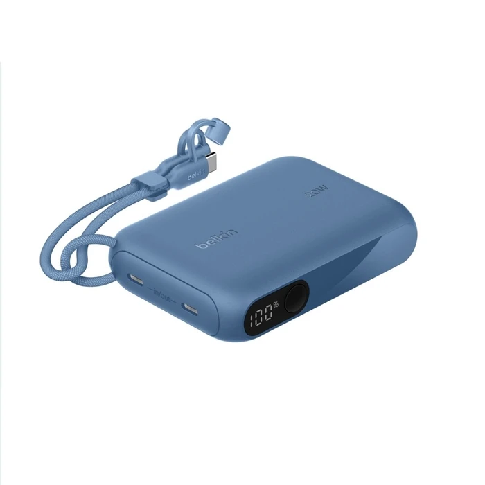 Powerbank με Οθόνη Belkin 20W 10.000mAh USB-C Μπλε BPB027HQBL
