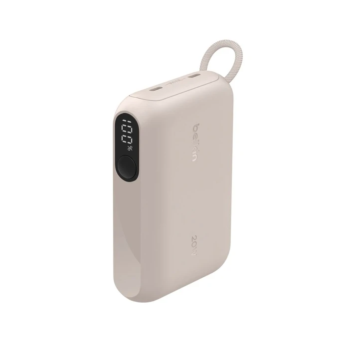 Belkin Powerbank με Οθόνη 20W 10000mAh USB-C sand BPB027hqSD