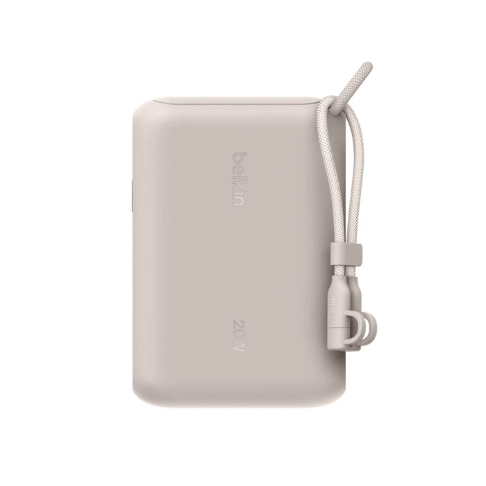 Belkin Powerbank με Οθόνη 20W 10000mAh USB-C sand BPB027hqSD