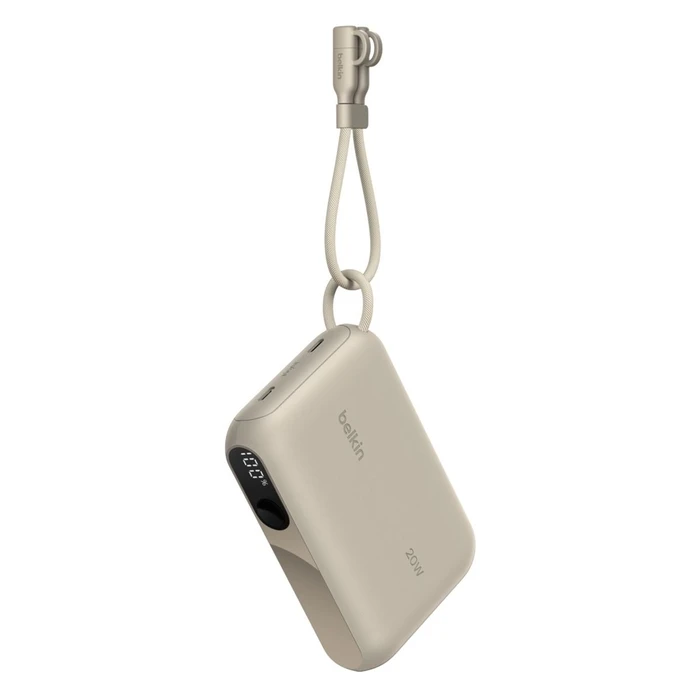Belkin Powerbank με Οθόνη 20W 10000mAh USB-C sand BPB027hqSD