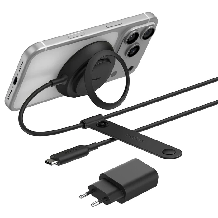 Belkin Επαγωγικός φορτιστής UltraCharge Ladepad Qi2 25W με τροφοδοτικό, μαύρο