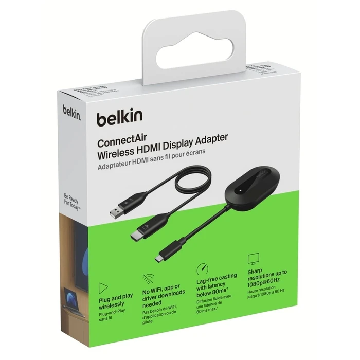 Belkin Ασύρματος Προσαρμογέας Οθόνης Wireless HDMI Display Adapter AVC024hqBK