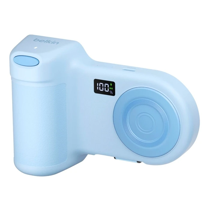 Φορητοί φορτιστές ταξιδιού Belkin Stage Power Grip 9300mAh + 15W Powerbank μπλε CTA006hqBL