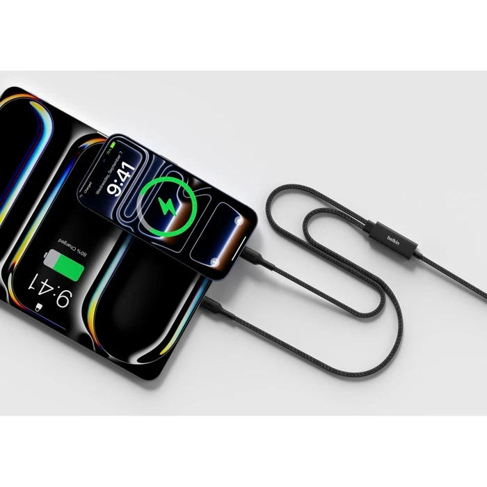 Καλώδια & αντάπτορες επικοινωνίας Belkin BOOSTCHARGE Pro 140W 1,5m USB-C Kabel schw. CAC004hq1.5MBK