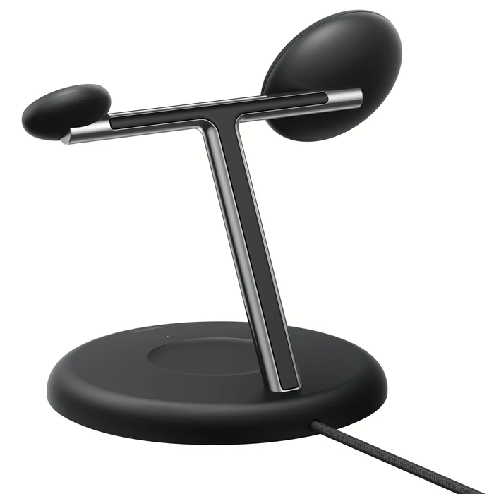 Belkin UltraCharge 25W 3‑in‑1 Qi2 Μαύρος Σταθμός Φόρτισης (WIZ052ttBK / πιθανή αναφορά WIZ050KQBK)