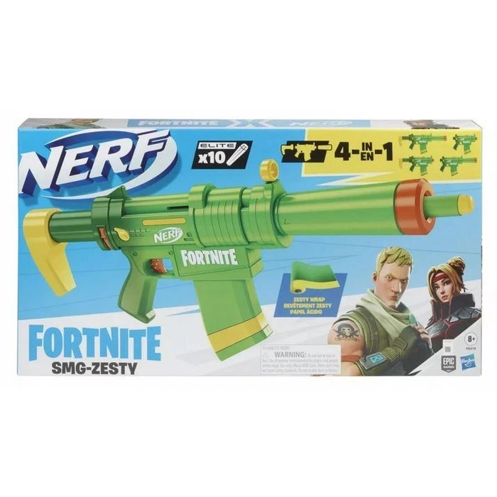 Εκτοξευτής Hasbro Nerf: Fortnite SMG-Zesty (F0319)