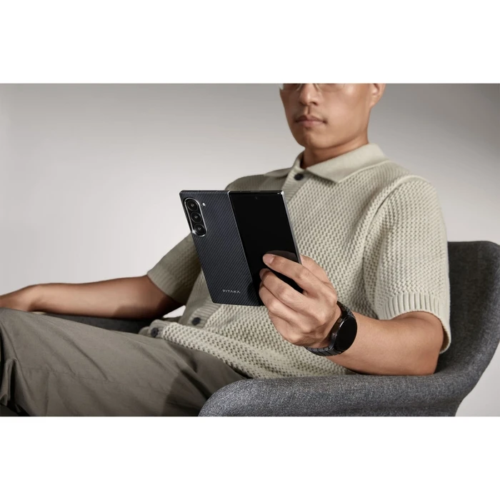 Pitaka MagEZ Case 5 for Samsung Galaxy Z Fold6 - Black/Grey Twill