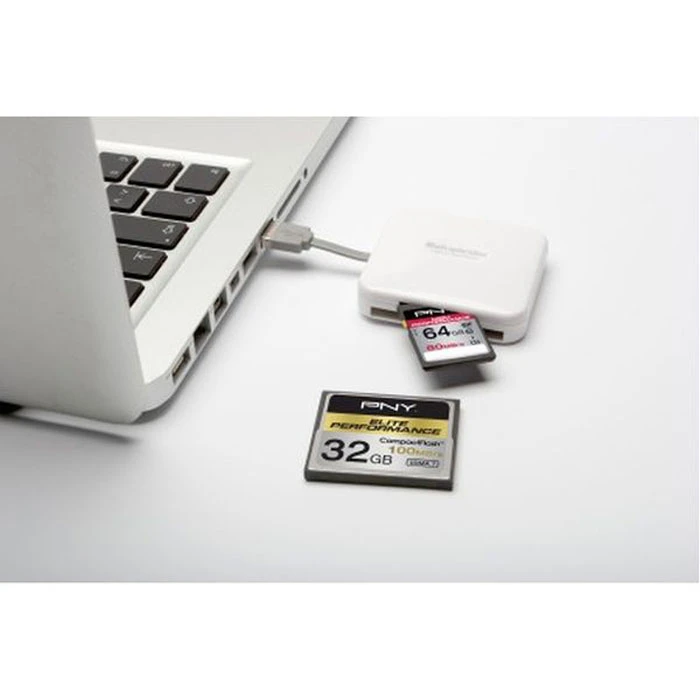 Card Reader PNY AXP 724 All in one White