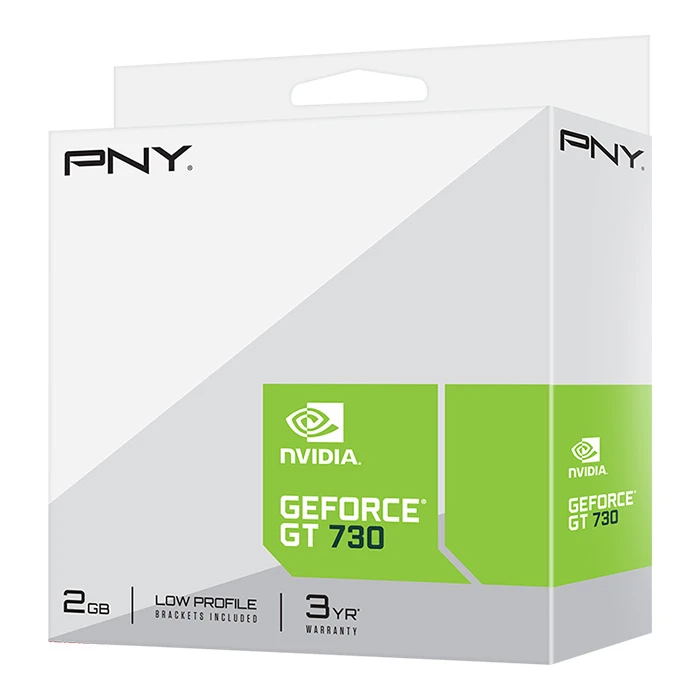 Κάρτα Γραφικών PNY Geforce GT 730 2GB Single Fan (Low Profile)