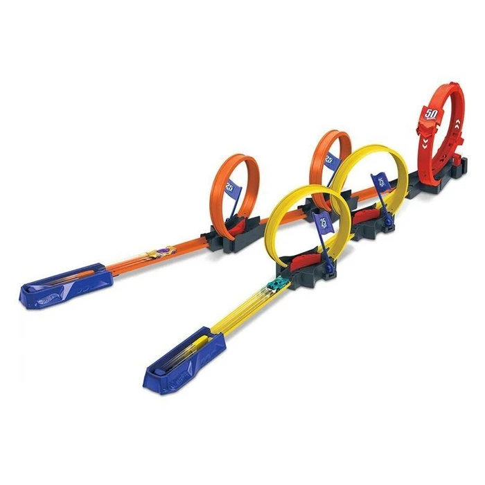 Πίστα Mattel Hot Wheels: Action - Multi-Loop Raceoff Track Set (HDR83)