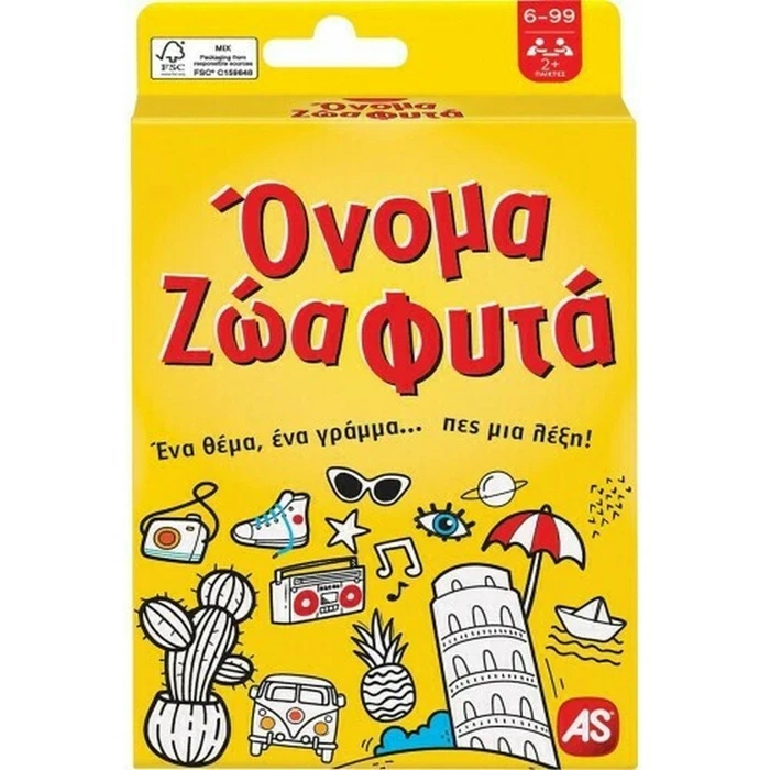 AS Παιχνιδια Με Καρτες: Ονομα Ζωα Φυτα (1040-21405)