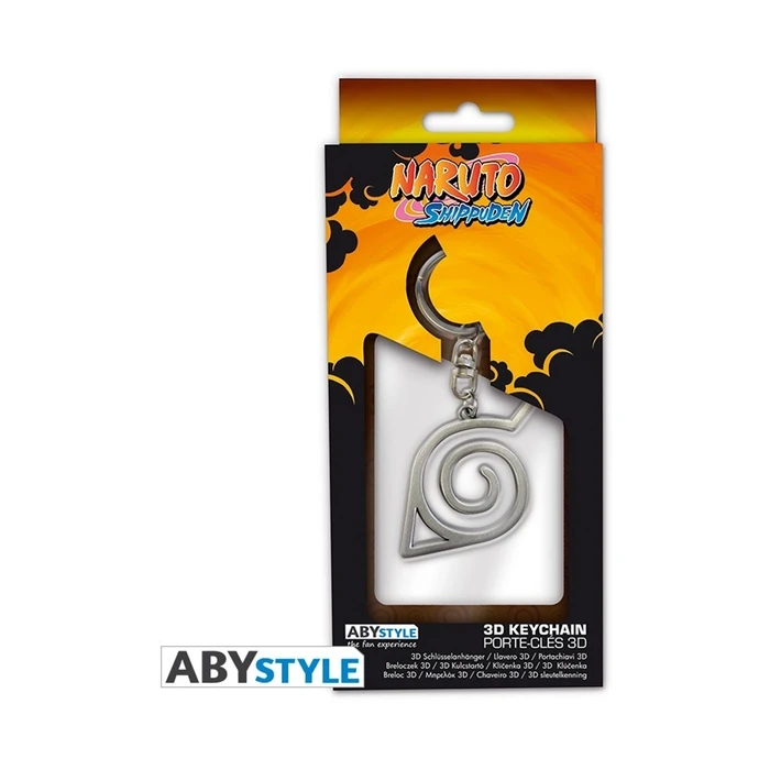 Abysse Naruto Shippuden Konoha Metal Keychain ABYKEY155