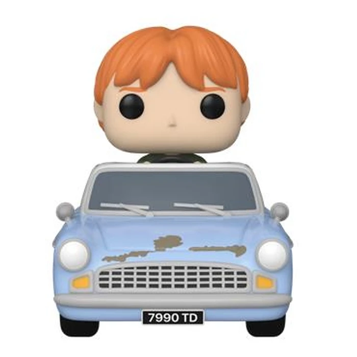 Funko Pop! Rides Super Deluxe: Harry Potter Chamber of Secrets Anniversary 20th - Ron Weasley in Flying Car #112 Vinyl Figure