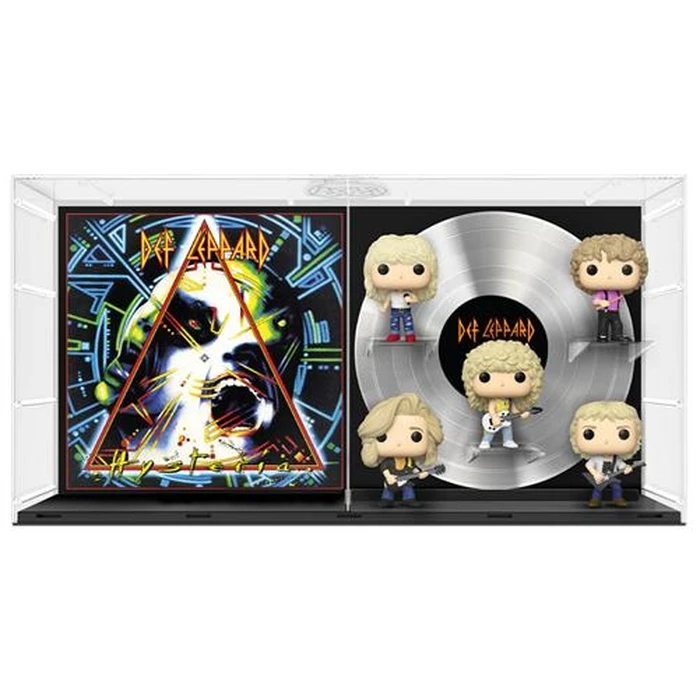 Funko Pop! Deluxe Albums: Def Leppard - Joe Elliott, Rick Allen, Rick Savage, Steve Clark  Phil Collen (Hysteria Tour 1987) (Special Edition) #37 Vinyl Figure