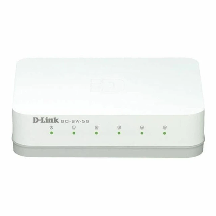 Router D-Link GO-SW-5G 5-Port Gigabit Ethernet White Black