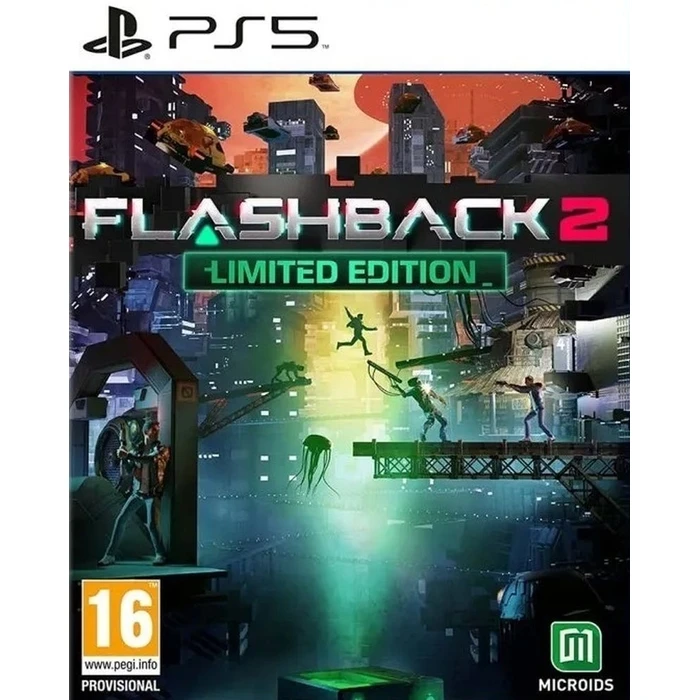 PS5 Flashback 2 Limited Edition EN,FR,IT,ES Pack / Pegi / Hard Paper Cover
