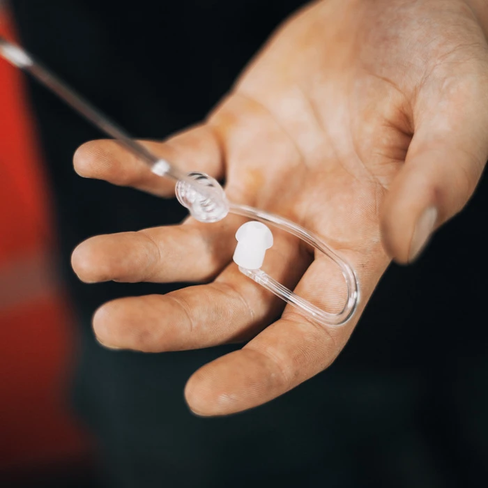 Ακουστικό Walkie Talkie Osio NT-8990 Αδιάβροχο για Μotorola CLP-446e για σύνδεση με δεύτερο, PTT