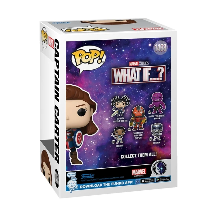 Funko Pop!  Marvel What If - Captain Carter (Special Edition) #1468 Bobble-Head Vinyl Figure
