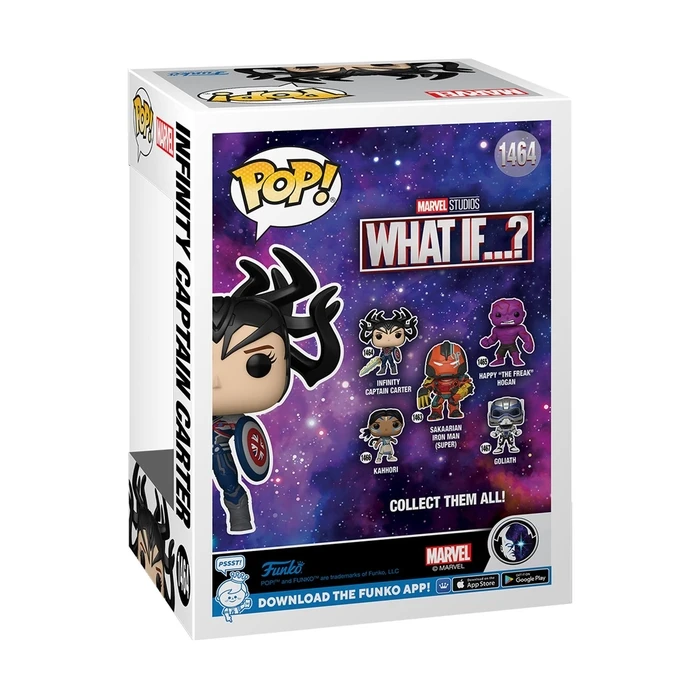 Funko Pop! Marvel What If...? Infinity Captain Carter #1464 Bobble-Head Vinyl Figure