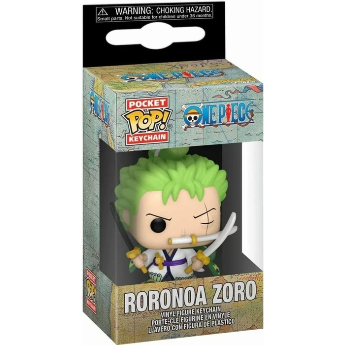 Μπρελόκ Funko Pocket Pop! One Piece S6 - Roronoa Zoro Vinyl Figure