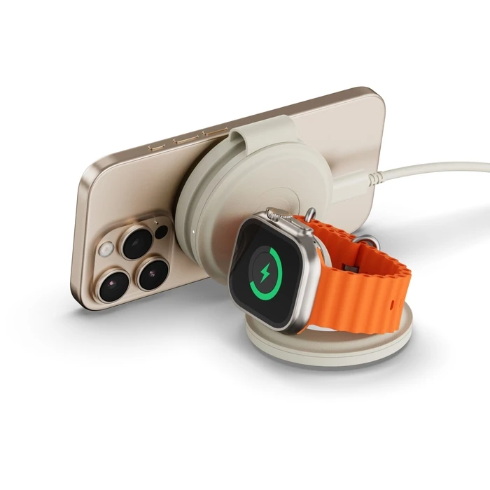 Satechi OnTheGo 3-in-1 Ασύρματος Φορτιστής - Sand
