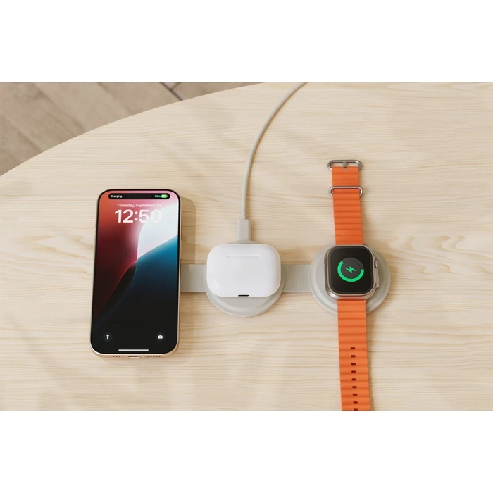 Satechi OnTheGo 3-in-1 Ασύρματος Φορτιστής - Sand