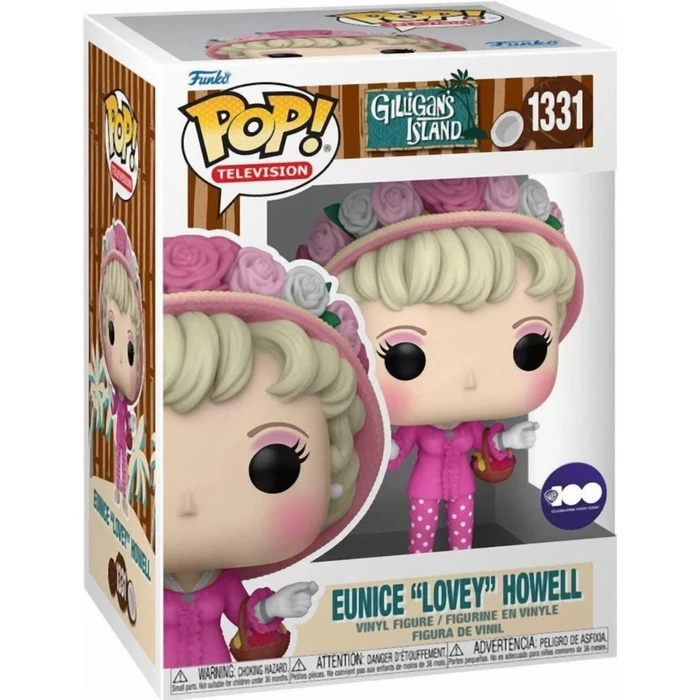 Funko Pop! Television: Gilligans Island - Eunice Lovey Howell #1331 Vinyl Figure EN,FR,ES,DE,IT,PT,NL,DK,SE,RU Pack / Carton Window Box with Plastic Film