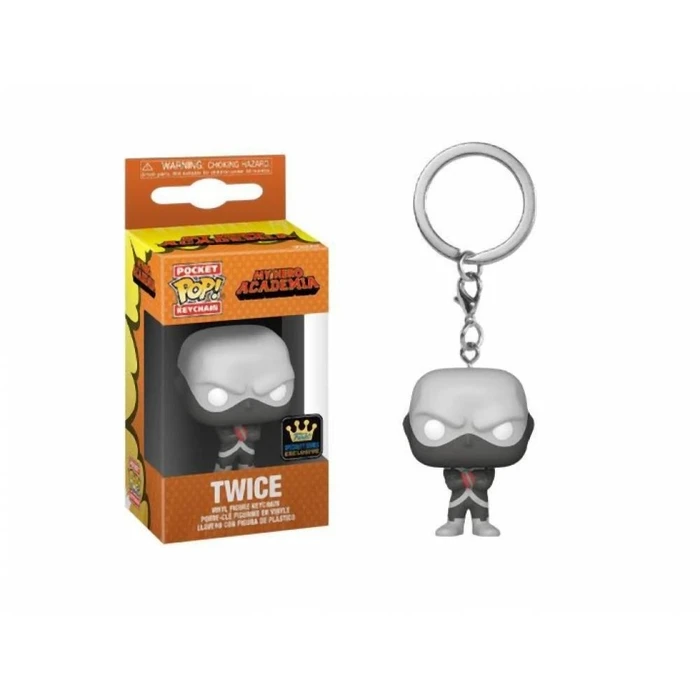 Funko Pocket Pop!: My Hero Academia - Twice (Hideout) Vinyl Figure Keychain EN,FR,ES,DE,IT,PT,NL,DK,SE,RU Pack / Carton Window Box with Plastic Film