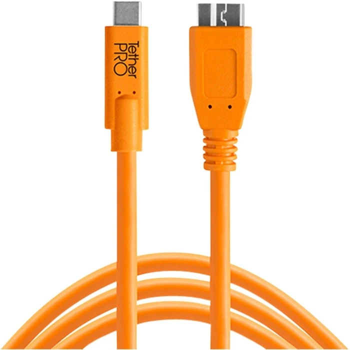 Tether Tools USB-C to 3.0 Micro-B 4,60m orange