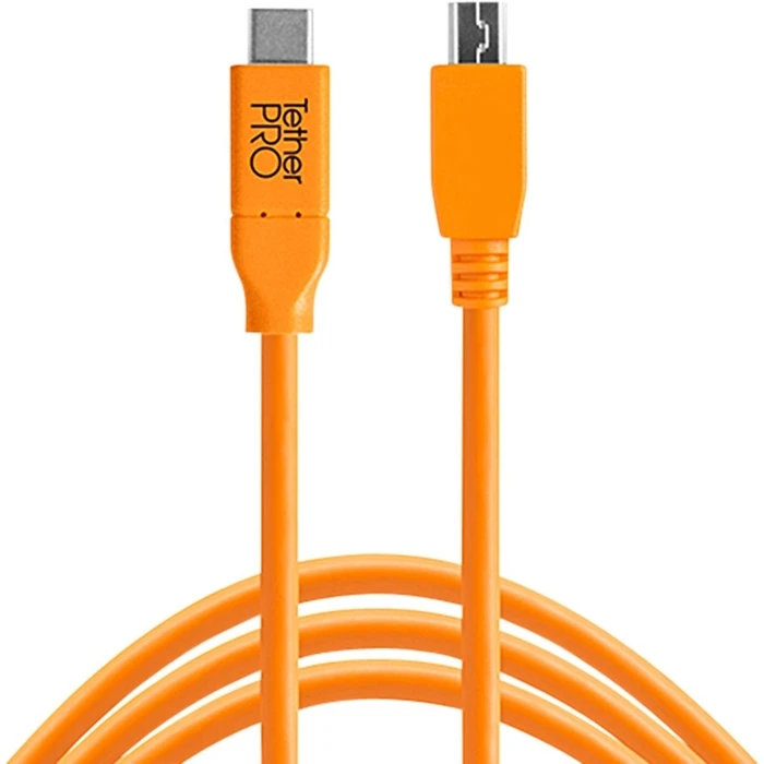 Tether Tools TetherPro USB-C to 2.0 Micro-B 5-Pin 4,60m orange